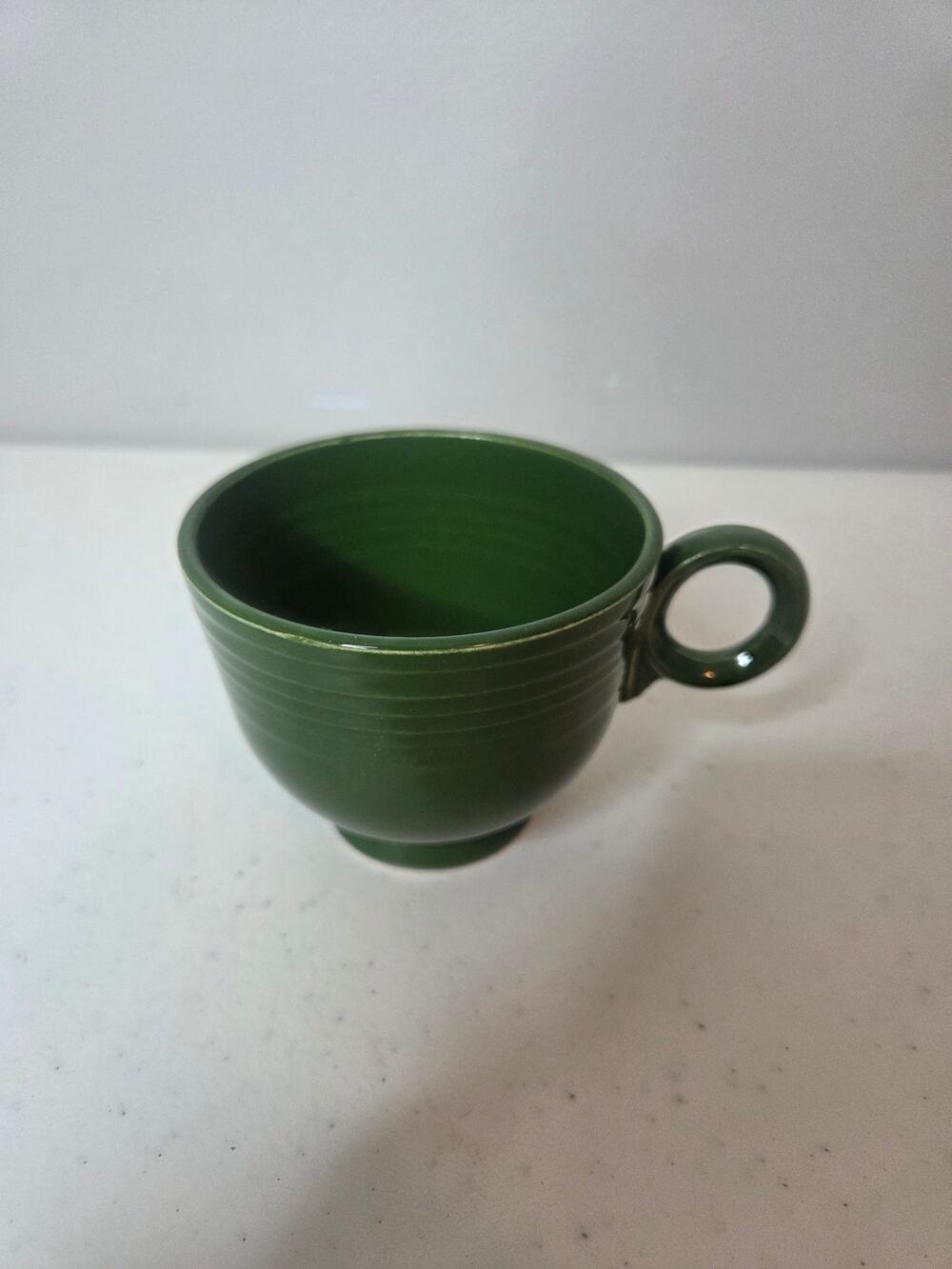 Fiestaware Medium Green Teacup Vintage Replacement Cup Retired Color